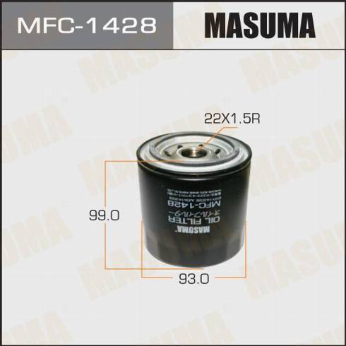 MASUMA MFC-1428 - Filtre à huile cwaw.fr