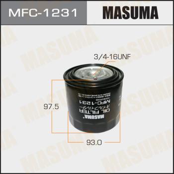 MASUMA MFC-1231 - Filtre à huile cwaw.fr