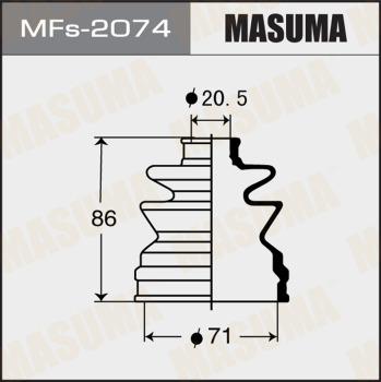 MASUMA MFs-2074 - Joint-soufflet, arbre de commande cwaw.fr