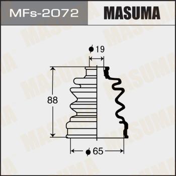 MASUMA MFs-2072 - Joint-soufflet, arbre de commande cwaw.fr