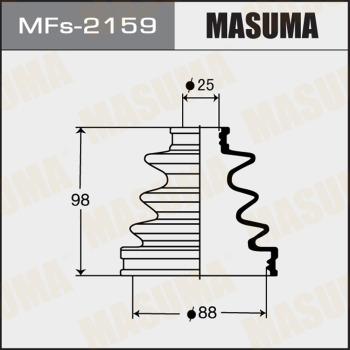 MASUMA MFS-2159 - Joint-soufflet, arbre de commande cwaw.fr