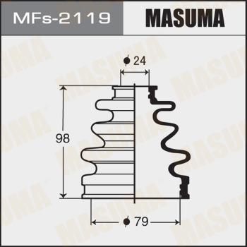 MASUMA MFs-2119 - Joint-soufflet, arbre de commande cwaw.fr