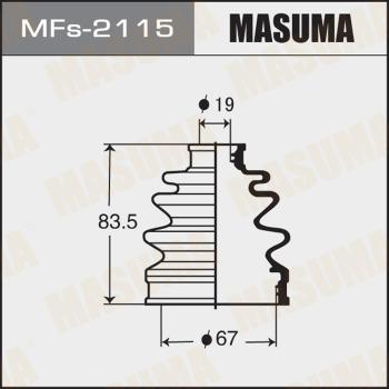 MASUMA MFs-2115 - Joint-soufflet, arbre de commande cwaw.fr