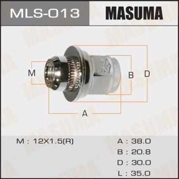 MASUMA MLS-013 - Écrou de roue cwaw.fr