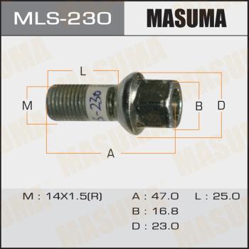 MASUMA MLS-230 - Vis de roue cwaw.fr