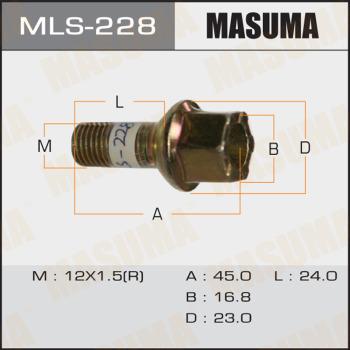 MASUMA MLS-228 - Vis de roue cwaw.fr