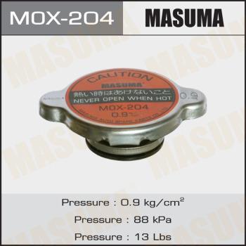 MASUMA MOX-204 - Bouchon, réservoir de liquide de refroidissement cwaw.fr