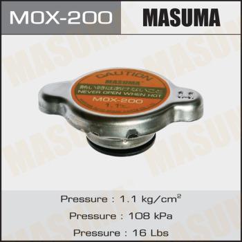 MASUMA MOX-200 - Bouchon, réservoir de liquide de refroidissement cwaw.fr