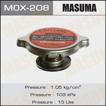 MASUMA MOX-208 - Bouchon, réservoir de liquide de refroidissement cwaw.fr