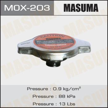 MASUMA MOX-203 - Bouchon, réservoir de liquide de refroidissement cwaw.fr