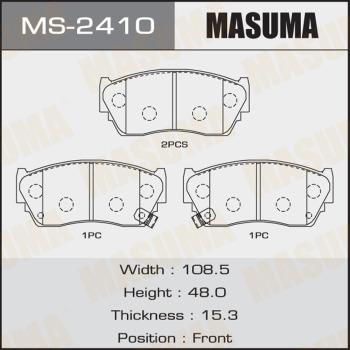 MASUMA MS-2410 - Jeu de mâchoires de frein cwaw.fr