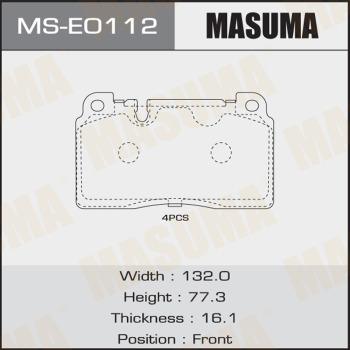 MASUMA MS-E0112 - Jeu de mâchoires de frein cwaw.fr