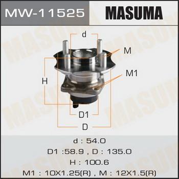 MASUMA MW11525 - Moyeu de roue cwaw.fr