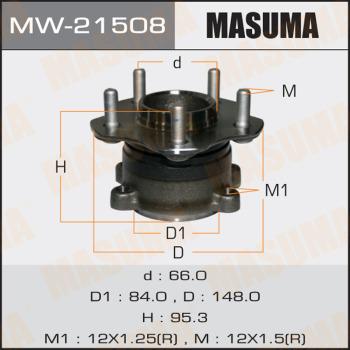 MASUMA MW-21508 - Moyeu de roue cwaw.fr