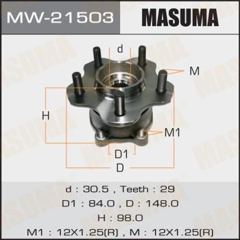 MASUMA MW-21503 - Moyeu de roue cwaw.fr