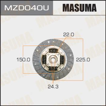 MASUMA MZD040U - Disque d'embrayage cwaw.fr