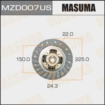 MASUMA MZD007US - Disque d'embrayage cwaw.fr