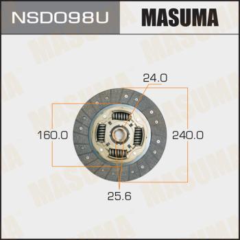 MASUMA NSD098U - Disque d'embrayage cwaw.fr