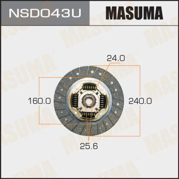 MASUMA NSD043U - Disque d'embrayage cwaw.fr