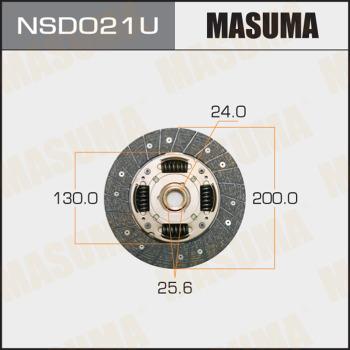 MASUMA NSD021U - Disque d'embrayage cwaw.fr