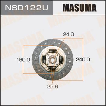 MASUMA NSD122U - Disque d'embrayage cwaw.fr