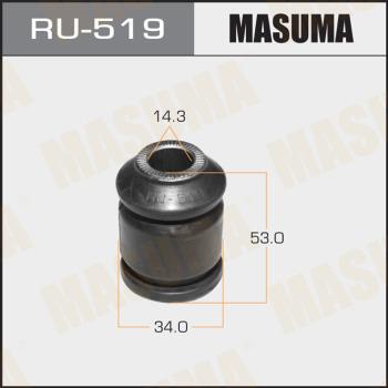 MASUMA RU-519 - Douille de palier, bras transversal cwaw.fr