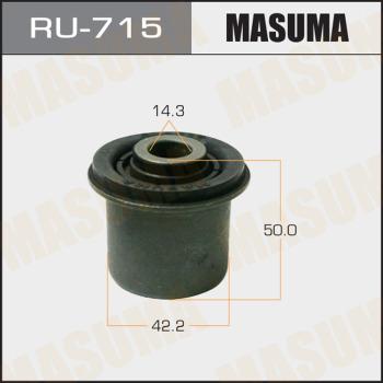 MASUMA RU-715 - Douille de palier, bras transversal cwaw.fr