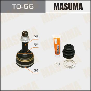 MASUMA TO-55 - Jeu de joints, arbre de transmission cwaw.fr