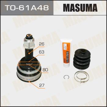 MASUMA TO61A48 - Jeu de joints, arbre de transmission cwaw.fr