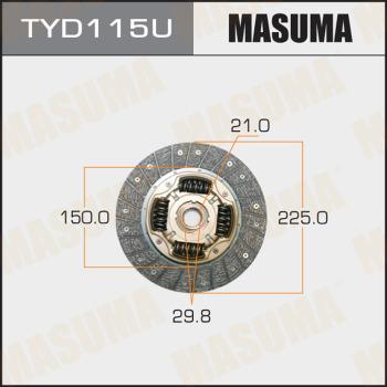 MASUMA TYD115U - Disque d'embrayage cwaw.fr