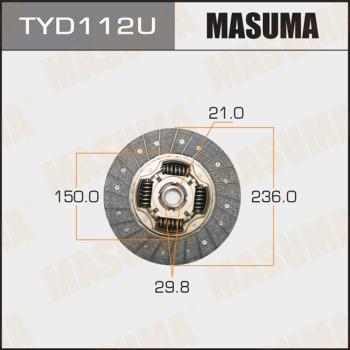 MASUMA TYD112U - Disque d'embrayage cwaw.fr