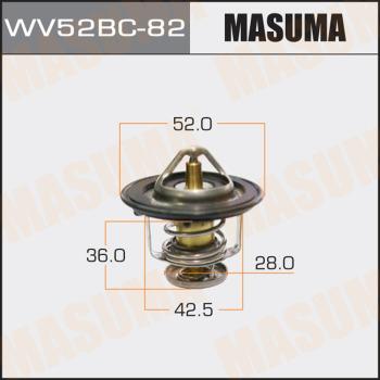 MASUMA WV52BC82 - Thermostat d'eau cwaw.fr