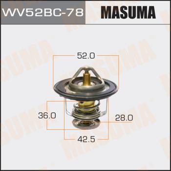 MASUMA WV52BC78 - Thermostat d'eau cwaw.fr