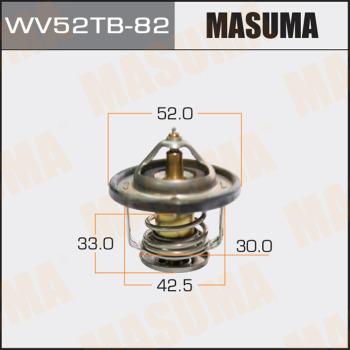 MASUMA WV52TB-82 - Thermostat d'eau cwaw.fr