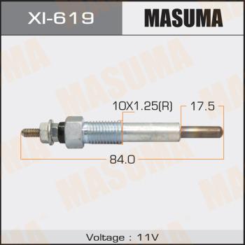 MASUMA XI619 - Bougie de préchauffage cwaw.fr