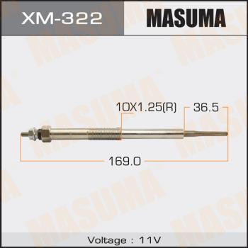 MASUMA XM-322 - Bougie de préchauffage cwaw.fr