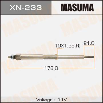 MASUMA XN233 - Bougie de préchauffage cwaw.fr