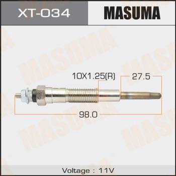 MASUMA XT-034 - Bougie de préchauffage cwaw.fr