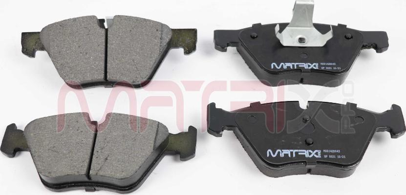 MATRIX PRO MX01420043 - Kit de plaquettes de frein, frein à disque cwaw.fr