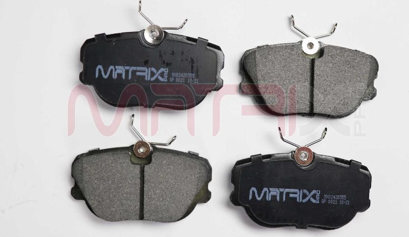 MATRIX PRO MX02420555 - Kit de plaquettes de frein, frein à disque cwaw.fr