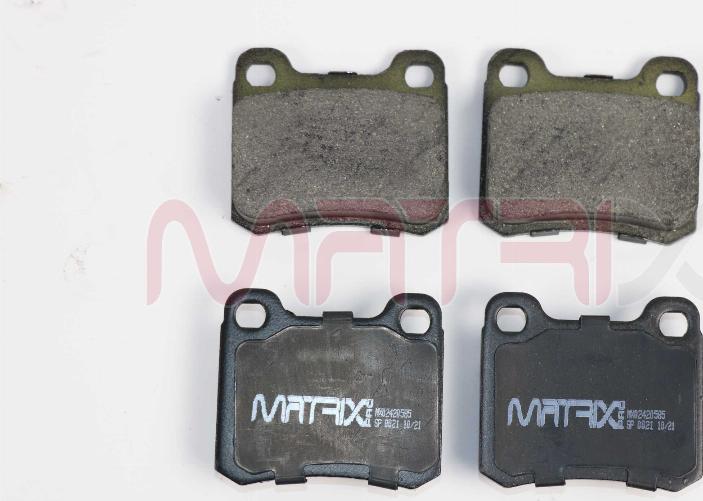 MATRIX PRO MX02420585 - Kit de plaquettes de frein, frein à disque cwaw.fr