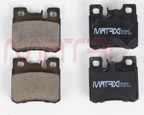 MATRIX PRO MX02420610 - Kit de plaquettes de frein, frein à disque cwaw.fr