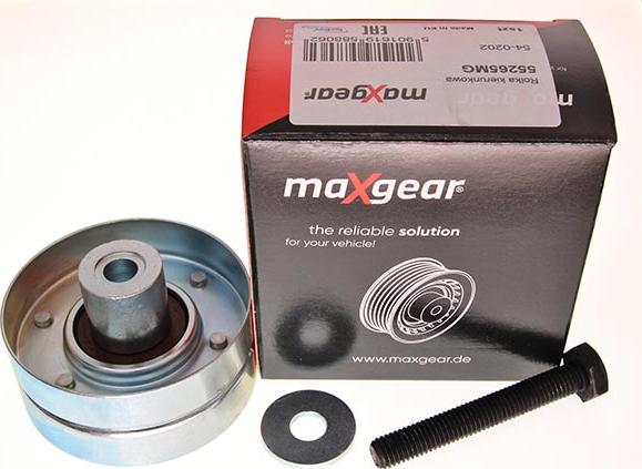 Maxgear 54-0202 - Poulie renvoi / transmission, courroie trapézoïdale à nervures cwaw.fr