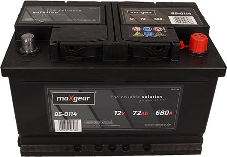 Maxgear 572409068D722 - Batterie de démarrage cwaw.fr