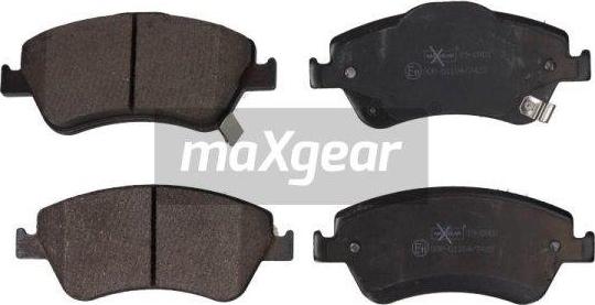 Maxgear 19-0901 - Kit de plaquettes de frein, frein à disque cwaw.fr