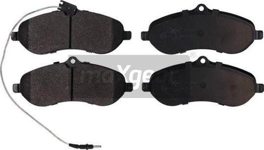 Maxgear 19-0908 - Kit de plaquettes de frein, frein à disque cwaw.fr