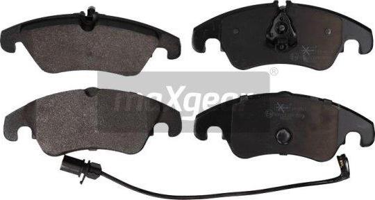 Maxgear 19-0911 - Kit de plaquettes de frein, frein à disque cwaw.fr