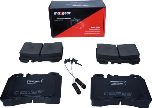 Maxgear 19-0456 - Kit de plaquettes de frein, frein à disque cwaw.fr