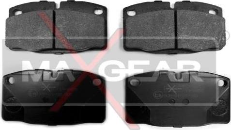 Maxgear 19-0458 - Kit de plaquettes de frein, frein à disque cwaw.fr