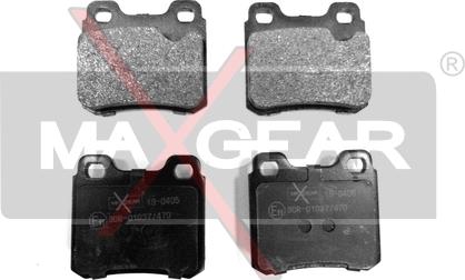 Maxgear 19-0405 - Kit de plaquettes de frein, frein à disque cwaw.fr